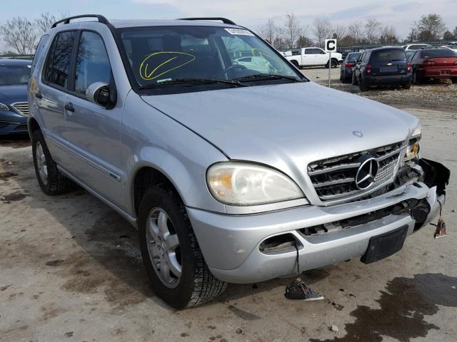 4JGAB57E34A512747 - 2004 MERCEDES-BENZ ML 350 GRAY photo 1