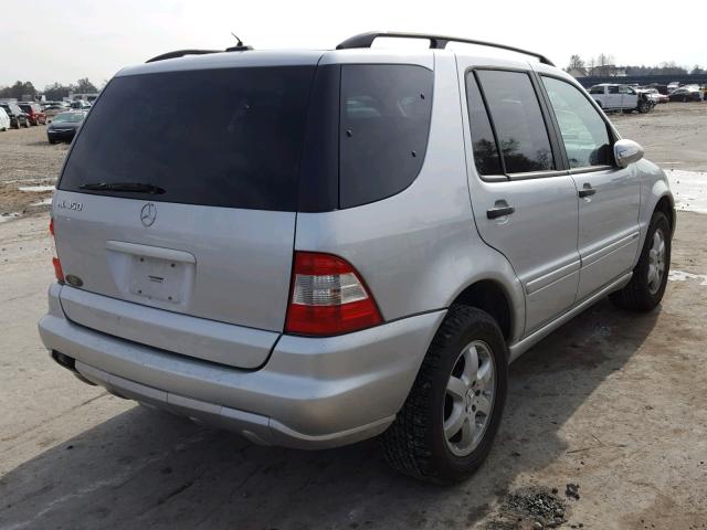 4JGAB57E34A512747 - 2004 MERCEDES-BENZ ML 350 GRAY photo 4