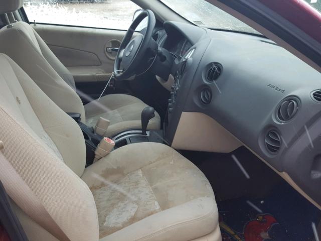 2G2WP522741138277 - 2004 PONTIAC GRAND PRIX BURGUNDY photo 5