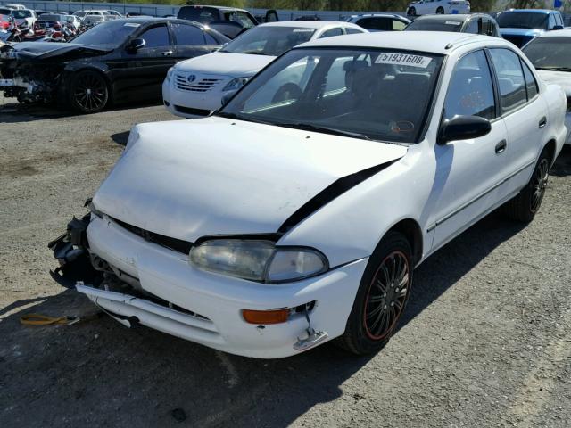 1Y1SK536XRZ005310 - 1994 GEO PRIZM BASE WHITE photo 2