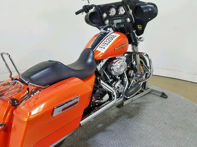 1HD1KBM17CB626942 - 2012 HARLEY-DAVIDSON FLHX STREE ORANGE photo 8