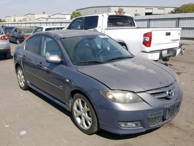 JM1BK324081124392 - 2008 MAZDA 3 S GRAY photo 1