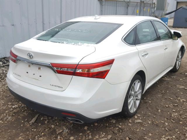 4T1BK1EB5DU063804 - 2013 TOYOTA AVALON BAS Biały zdjęcie 4