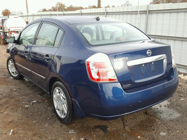 3N1AB6AP5AL669966 - 2010 NISSAN SENTRA 2.0 BLUE photo 3