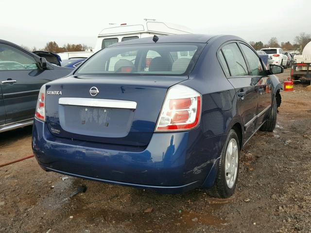 3N1AB6AP5AL669966 - 2010 NISSAN SENTRA 2.0 BLUE photo 4