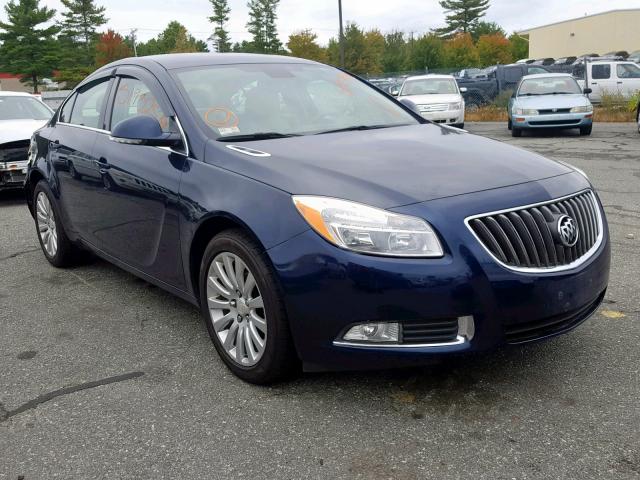 2G4GR5EK6C9169442 - 2012 BUICK REGAL BLUE photo 1