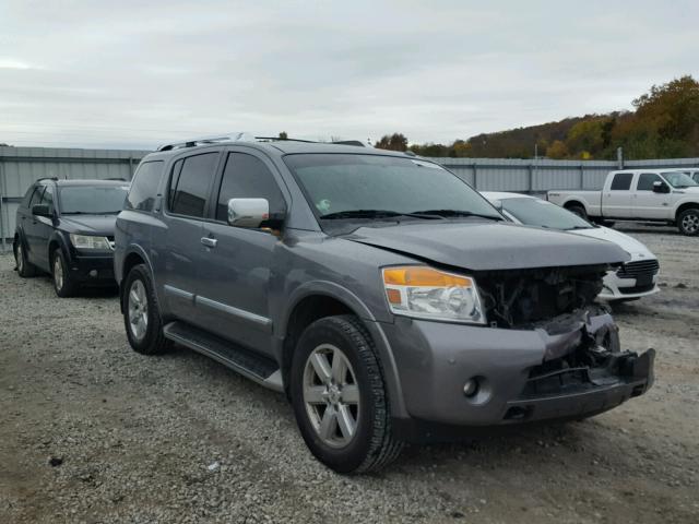 5N1BA0NE4DN614791 - 2013 NISSAN ARMADA PLA GRAY photo 1