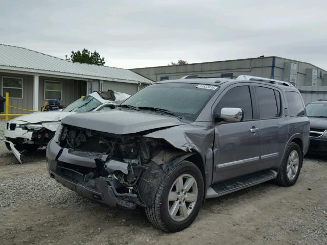 5N1BA0NE4DN614791 - 2013 NISSAN ARMADA PLA GRAY photo 2