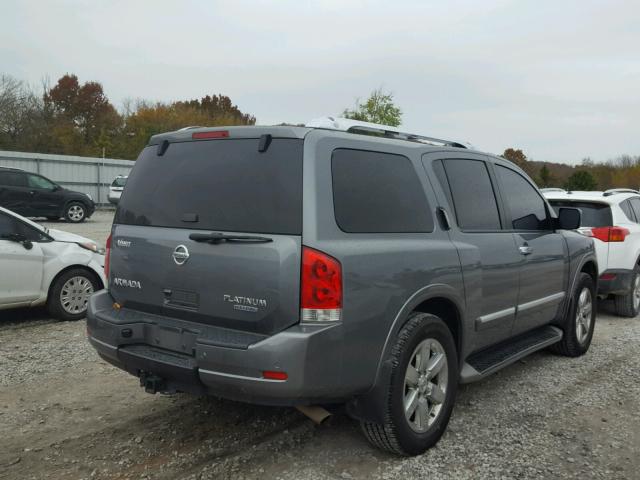 5N1BA0NE4DN614791 - 2013 NISSAN ARMADA PLA GRAY photo 4