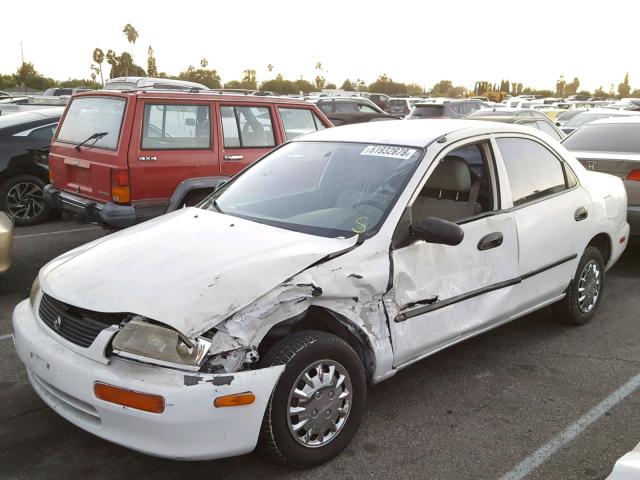 JM1BA1414S0156804 - 1995 MAZDA PROTEGE DX WHITE photo 2