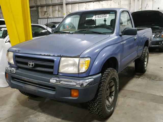 4TANM92NXXZ547575 - 1999 TOYOTA TACOMA PRE BLUE photo 2