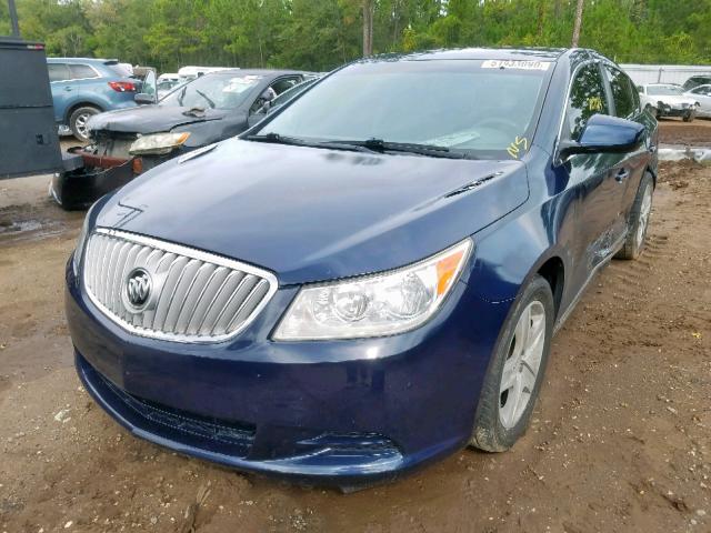 1G4GB5EG4AF149002 - 2010 BUICK LACROSSE C BLUE photo 2