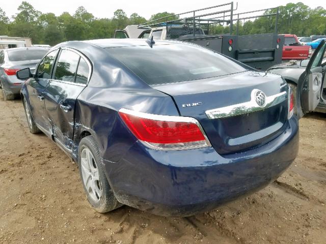 1G4GB5EG4AF149002 - 2010 BUICK LACROSSE C BLUE photo 3