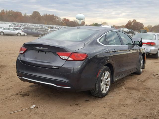 1C3CCCAB4FN724778 - 2015 CHRYSLER 200 LIMITE GRAY photo 4