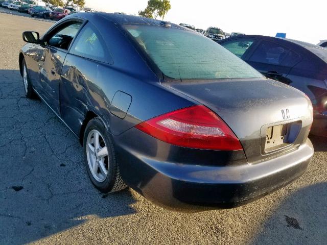 1HGCM72674A001806 - 2004 HONDA ACCORD EX GRAY photo 3