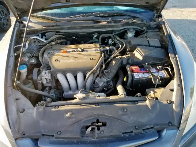 1HGCM72674A001806 - 2004 HONDA ACCORD EX GRAY photo 7