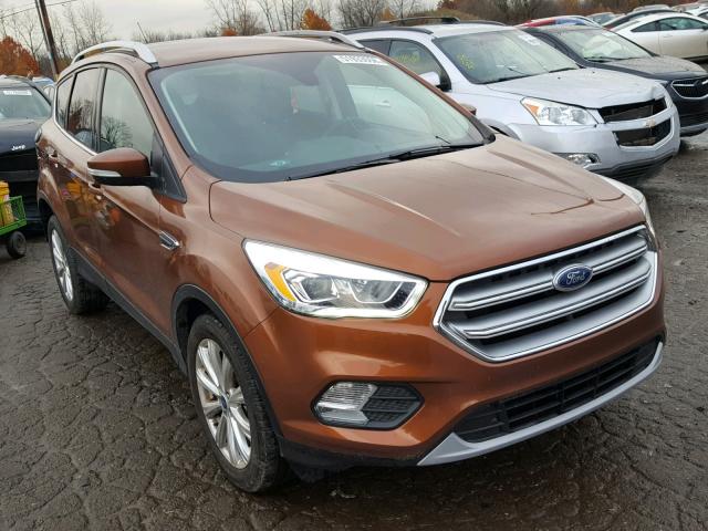 1FMCU9JD9HUC64728 - 2017 FORD ESCAPE TIT ORANGE photo 1