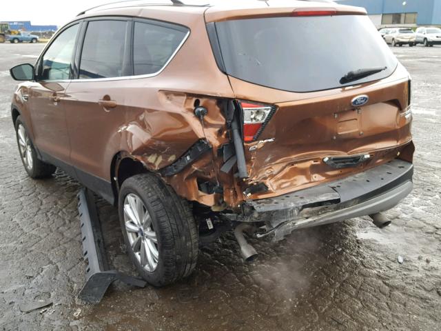 1FMCU9JD9HUC64728 - 2017 FORD ESCAPE TIT ORANGE photo 3