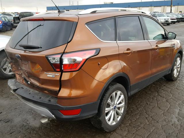 1FMCU9JD9HUC64728 - 2017 FORD ESCAPE TIT ORANGE photo 4