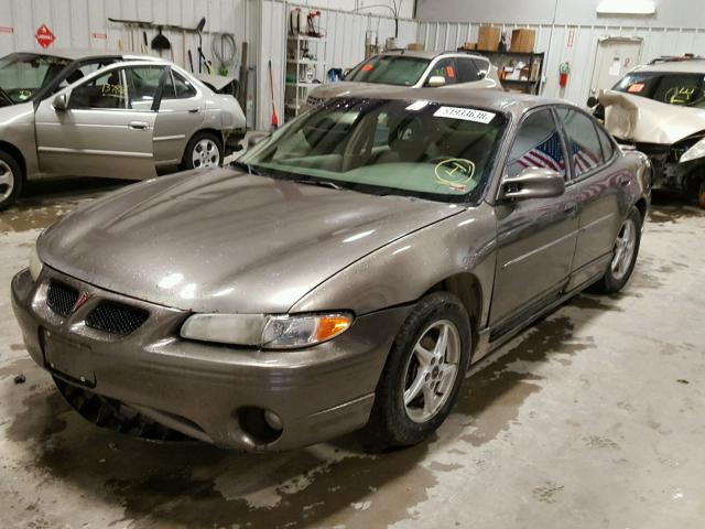 1G2WP52K7YF351602 - 2000 PONTIAC GRAND PRIX BROWN photo 2