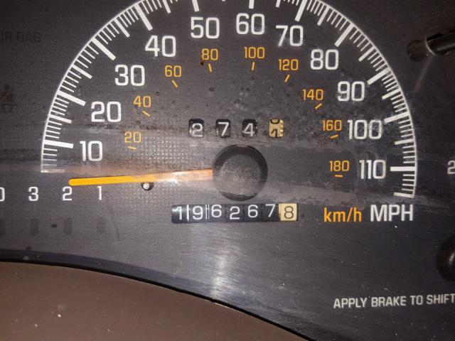 1G2WP52K7YF351602 - 2000 PONTIAC GRAND PRIX BROWN photo 8