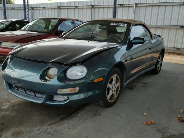 JT5FG02T9V0043154 - 1997 TOYOTA CELICA GT GREEN photo 2