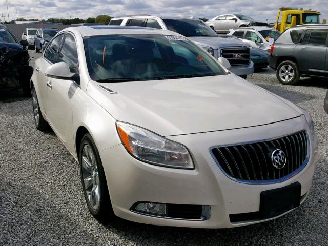 2G4GS5EV2C9213869 - 2012 BUICK REGAL PREM WHITE photo 1