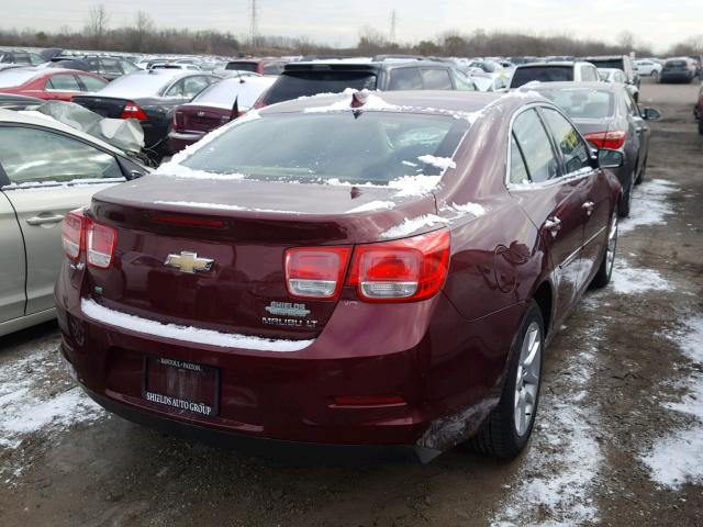 1G11C5SL2FF353922 - 2015 CHEVROLET MALIBU 1LT მუქწითელი ფოტო 4