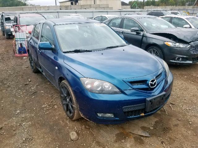 JM1BK143371746153 - 2007 MAZDA 3 HATCHBAC BLUE photo 1