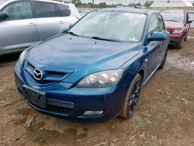 JM1BK143371746153 - 2007 MAZDA 3 HATCHBAC BLUE photo 2