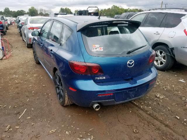 JM1BK143371746153 - 2007 MAZDA 3 HATCHBAC BLUE photo 3