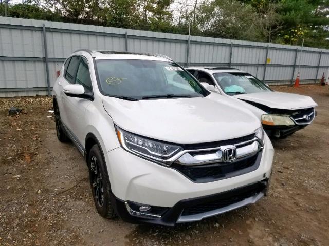 5J6RW2H92JL009099 - 2018 HONDA CR-V TOURI WHITE photo 1