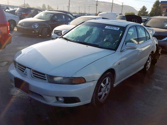 4A3AA46H43E215374 - 2003 MITSUBISHI GALANT ES WHITE photo 2