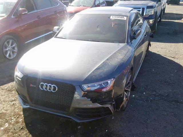 WUAC6AFR9FA901140 - 2015 AUDI RS5 GRAY photo 2