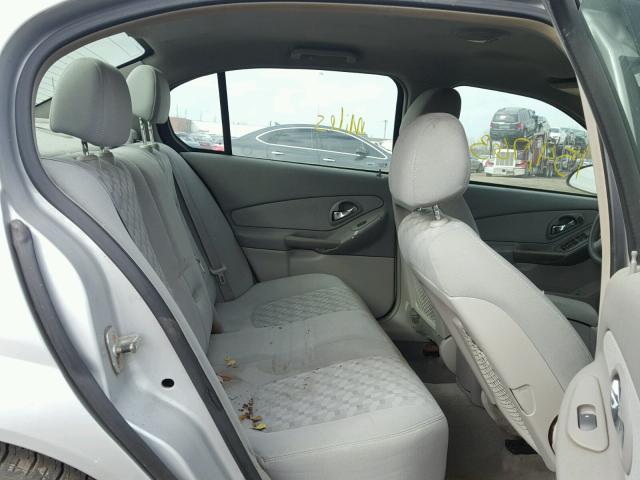 1G1ZT528X5F260112 - 2005 CHEVROLET MALIBU LS 银色 照片 6