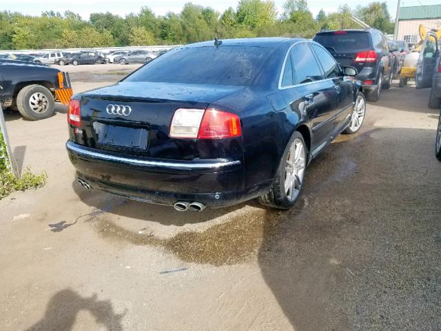 WAUPN44EX7N022837 - 2007 AUDI S8 QUATTRO BLACK photo 4