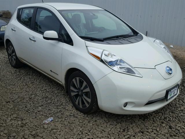 1N4BZ0CP0GC304340 - 2016 NISSAN LEAF SV WHITE photo 1