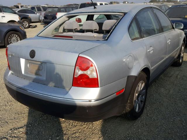 WVWPD63B43P434288 - 2003 VOLKSWAGEN PASSAT GLS SILVER photo 4