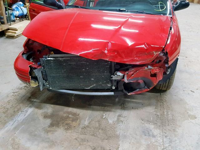 2E3ED56T5RH224120 - 1994 EAGLE VISION ESI წითელი ფოტო 9