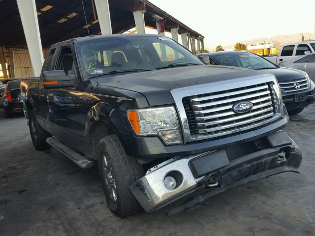 1FTFX1EF0CFA55753 - 2012 FORD F150 SUPER BLACK photo 1