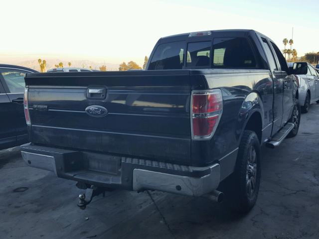 1FTFX1EF0CFA55753 - 2012 FORD F150 SUPER BLACK photo 4