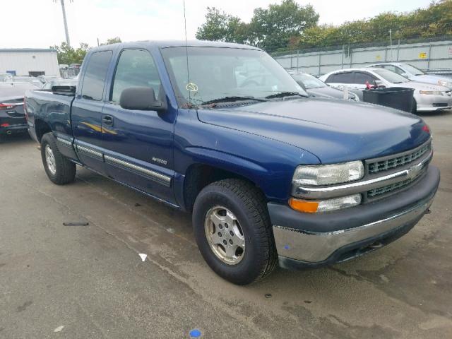 2GCEK19T621340814 - 2002 CHEVROLET SILVERADO BLUE photo 1