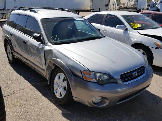 4S4BP61C957312554 - 2005 SUBARU LEGACY OUT SILVER photo 1