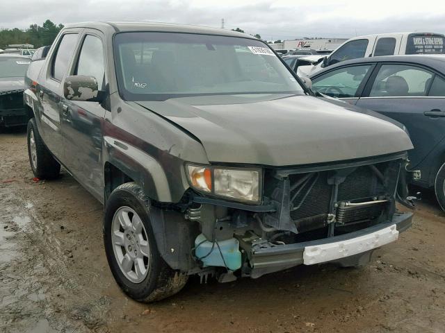 2HJYK16476H522525 - 2006 HONDA RIDGELINE GREEN photo 1