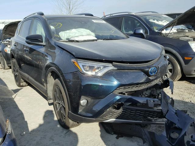 JTMJJREV5JD216298 - 2018 TOYOTA RAV4 HV SE BLUE photo 1