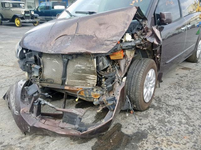 5N1BV28UX7N123357 - 2007 NISSAN QUEST S BROWN photo 9