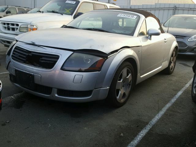 TRUUT28N711004388 - 2001 AUDI TT QUATTRO SILVER photo 2