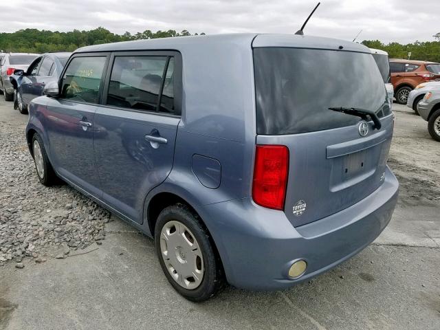 JTLKE50E791075423 - 2009 TOYOTA SCION XB ლურჯი ფოტო 3