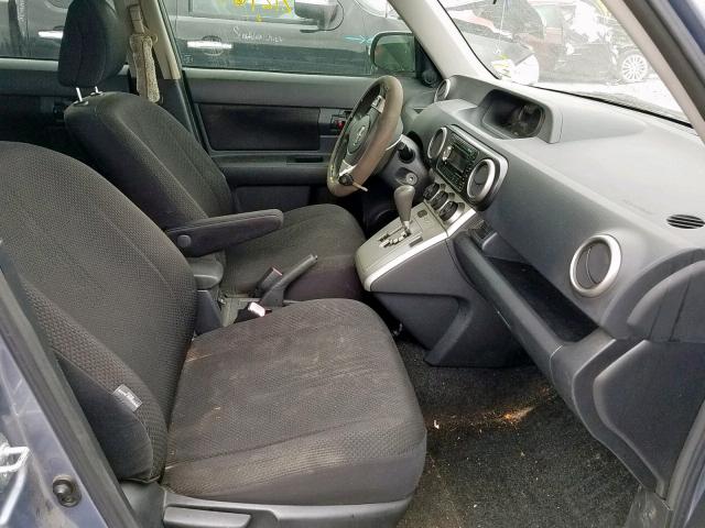 JTLKE50E791075423 - 2009 TOYOTA SCION XB ლურჯი ფოტო 5
