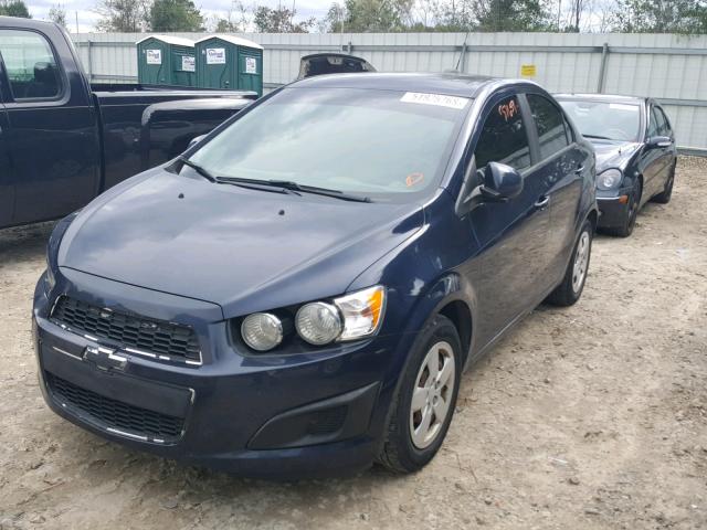 1G1JB5SH6F4173756 - 2015 CHEVROLET SONIC LS 蓝色 照片 2